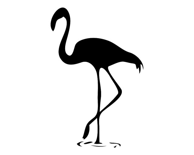 Wandtattoo Flamingo