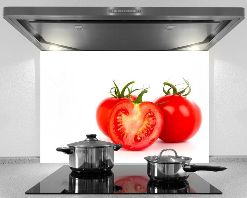 Küchenrückwand "Tomaten", Acryl- oder Echtglas