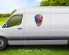Campers Car Tattoo "USA Skull", 2 Stück