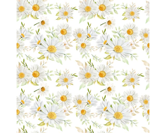 Möbelfolie Floral 09. "Daisies - Gänseblümchen"