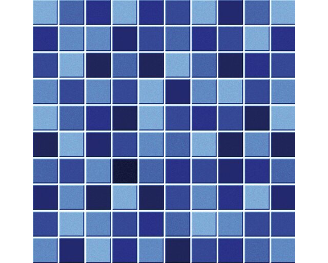Fliesenaufkleber Mosaik, dunkelblau, Set 10 Stück