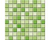 Fliesenaufkleber "Mosaik", grün, Set 10 Stück