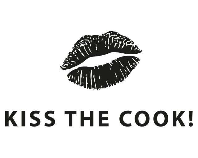 Wandtattoo "Kiss the Cook!"
