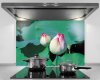 Küchenrückwand "Lotus", Acrylglas Acryl- oder Echtglas