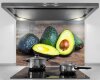 Küchenrückwand "Avocado", Acryl- oder Echtglas
