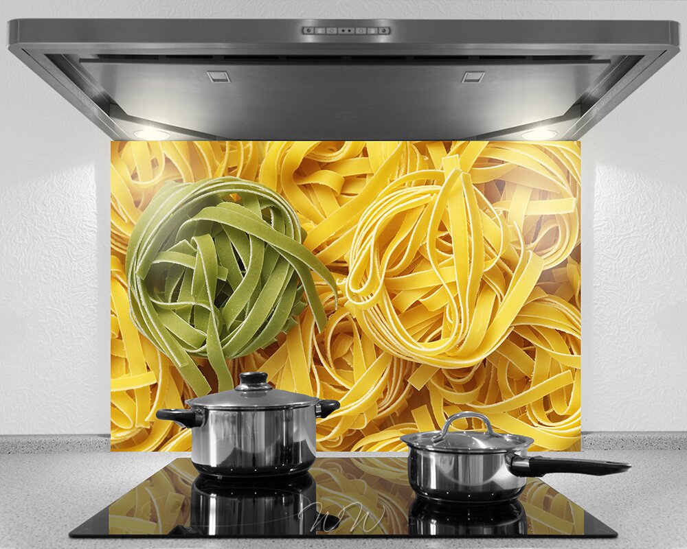 Küchenrückwand Pasta, Acryl- oder Echtglas