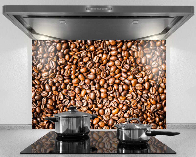 Küchenrückwand "Coffee", Acryl- oder Echtglas